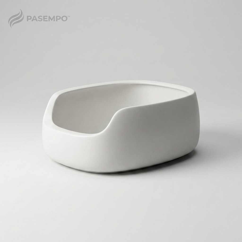 PASEMPO™ PureForm Ceramic Pet Dining Bowl